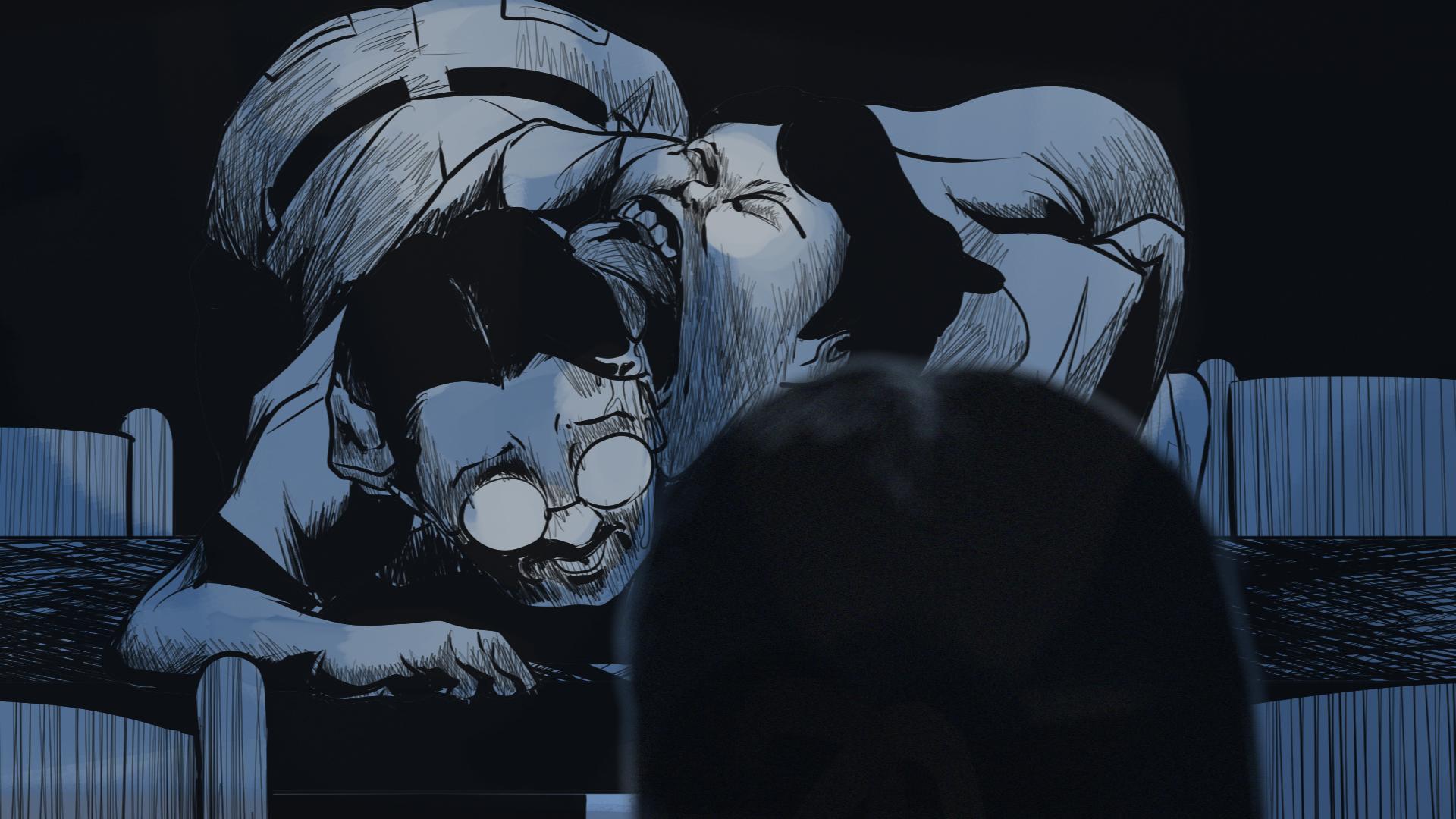 闇芝居本編　先行場面カット1