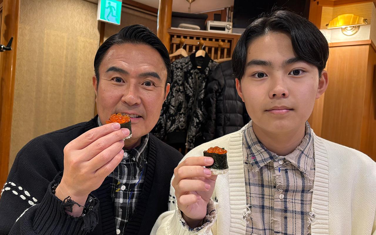 親子共演！江戸前寿司に親子で大興奮「今宵、町寿司で 市川右團次と小粋な一献」