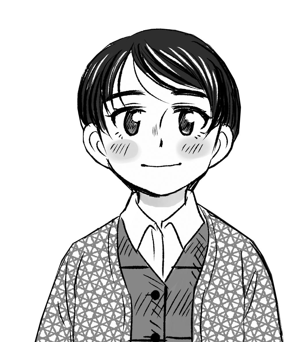 小湊かえで　原画「ごほうびごはん」