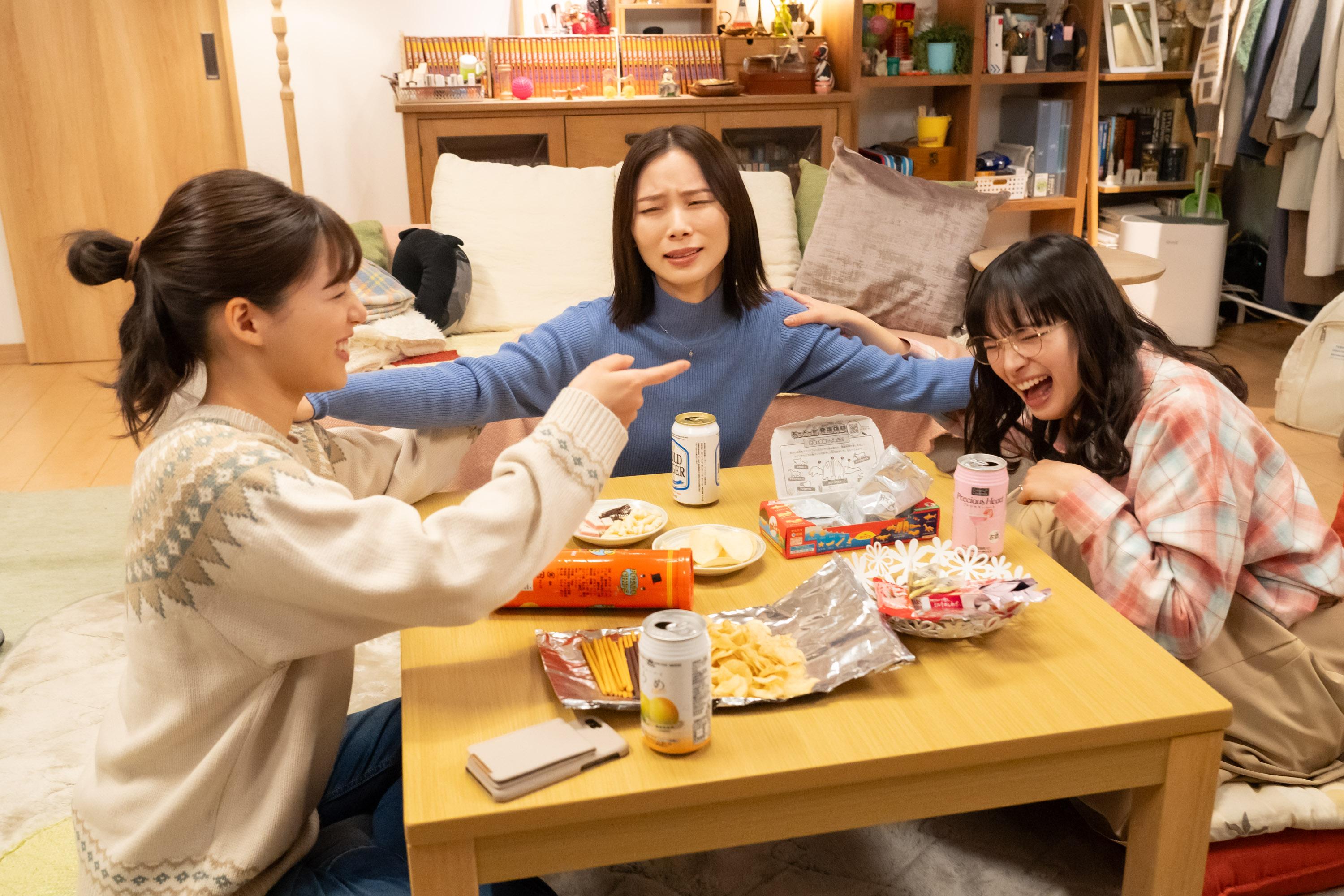 ©マキノマキ/小学館/「ブラックガールズトーク」製作委員 20240205「ブラックガールズトーク」#1_場面写真①★メイン