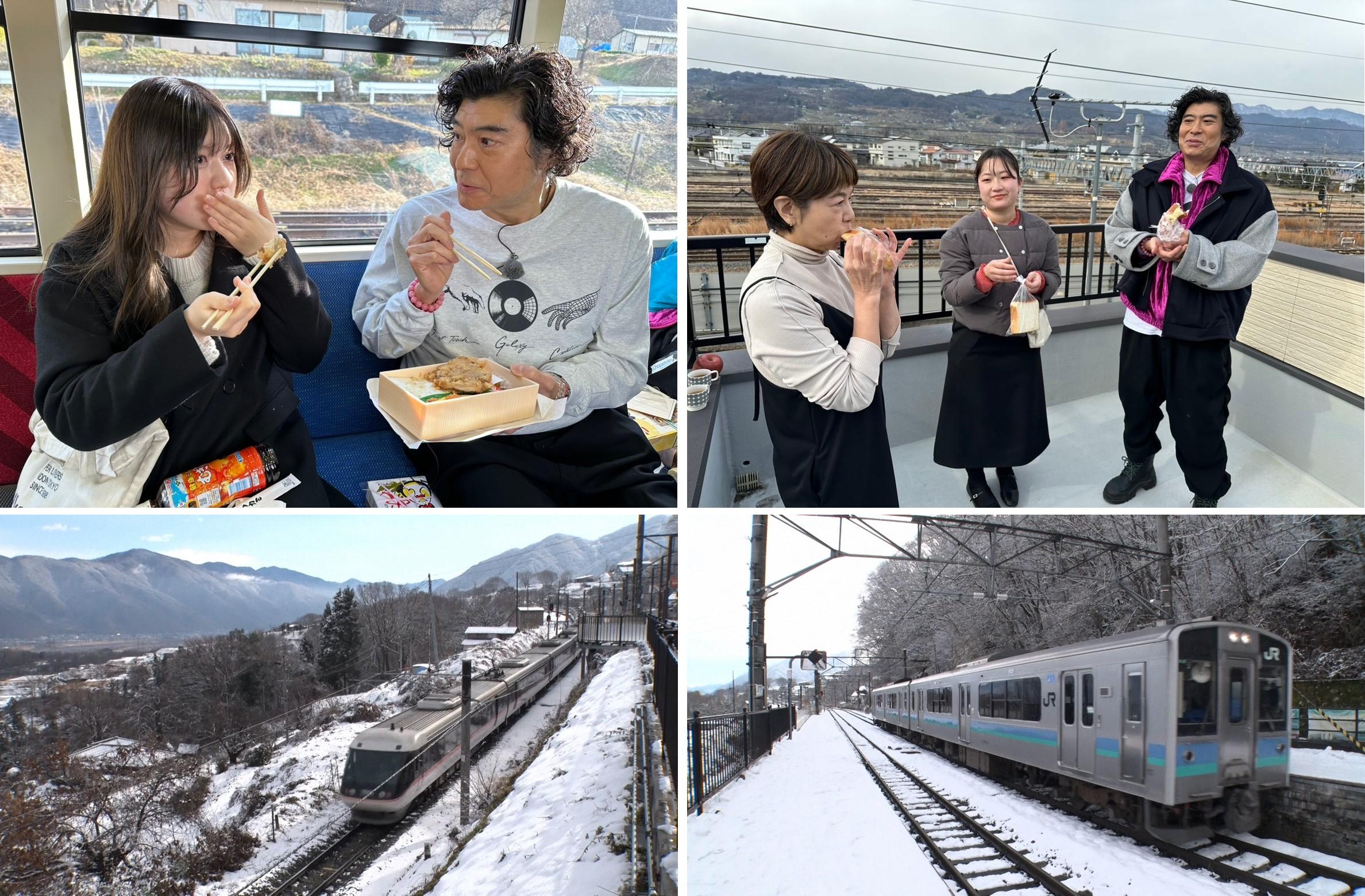 髙嶋政宏のローカル線&ldquo;ツレ駅弁&rdquo;の旅　番宣写真