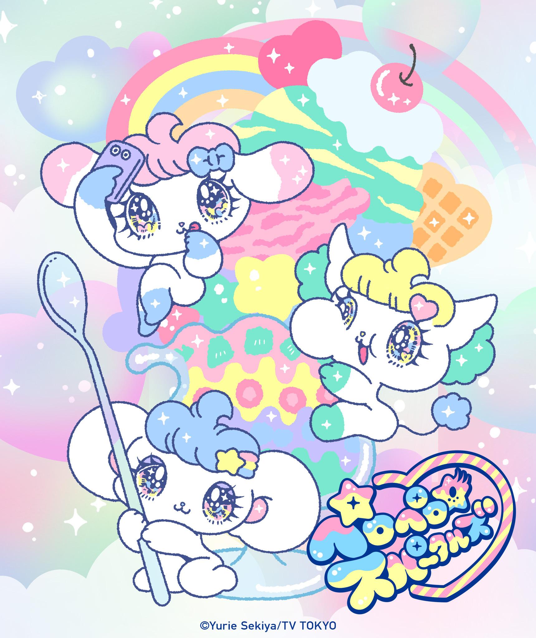 テレビ東京、大きくキラキラの瞳のキャラクターで大人気のイラストレーターせきやゆりえが描く『ペロペロ★スパ〜クルズ』をプロデュース、アニメ化も決定！