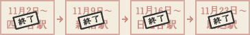 11月23日～駒込駅