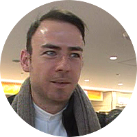 A photographer devoting his life to take photos.