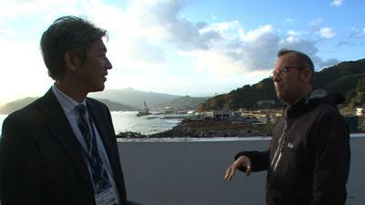 初めて見た被災地で・・・