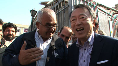 親日的な人々と遭遇