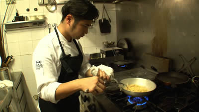 イタリア料理店シェフの中井昴児さん