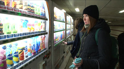 日本式の自販機が沸騰！