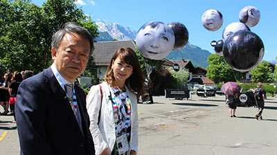 ドイツサミットを取材する池上彰