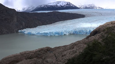 パタゴニアの巨大氷河