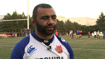 ニュージーランド出身でラグビー日本代表のキャプテン　リーチマイケルさん