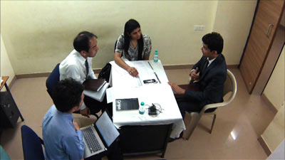 就職解禁日の面接会