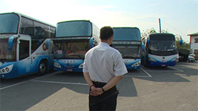 中国人観光客向けのバス会社