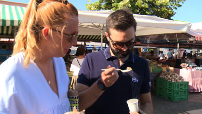 フランスの田舎町では　フランス人が納豆を作り販売
