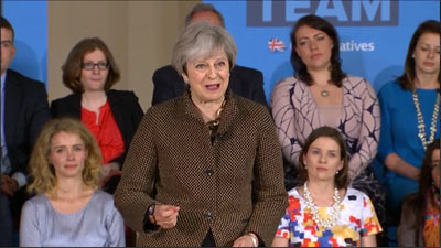 イギリス　メイ首相の選挙戦