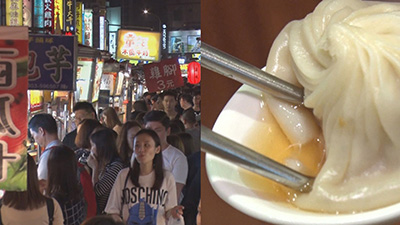 台北の「寧夏夜市」　「鼎泰豊」の小龍包