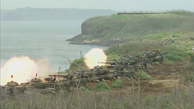 軍の上陸を想定した大規模演習